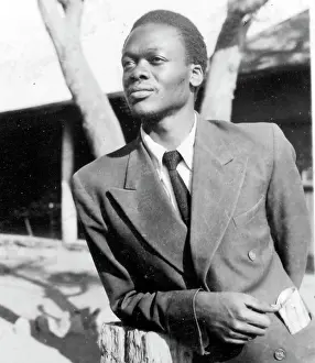 Twala: Black and white portrait of Daniel Adnewmah as