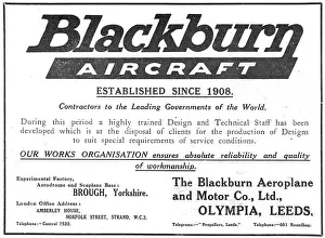 Summary: Blackburn Aircraft Since 1908 - A Summary Of Our Experience