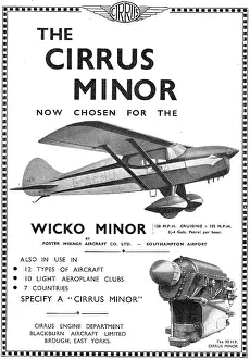 Wicko: Blackburn Cirrus Minor Aero Engine - Wicko Minor