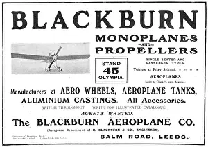 Monoplanes: Blackburn Monoplanes & Propellers 1911