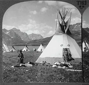 Blackfeet: Blackfeet - Native American - Tipi - Historical
