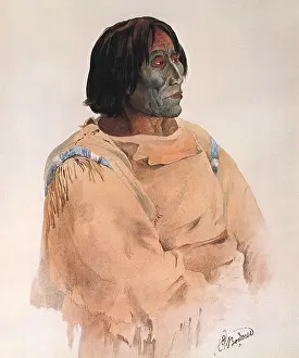 Bodmer: Blackfoot Chief