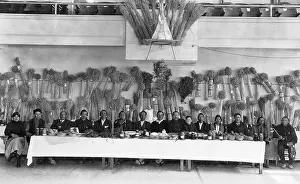 Montana: Blackfoot Indians at Thanksgiving
