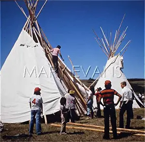 Teepees: BLACKFOOT TEEPEES 1982