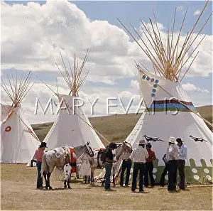 Teepees: BLACKFOOT TEEPEES 1982