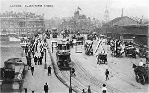 Northwards: BLACKFRIARS BRIDGE/C1904