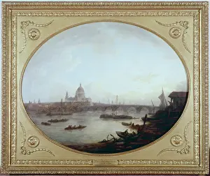 Blackfriars: Blackfriars Bridge and St Paul's, Morning
