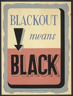 Blackouts: Blackout means black