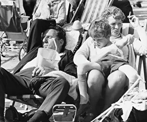Deckchairs: Blackpool 1970