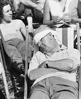 Deckchairs: Blackpool 1970