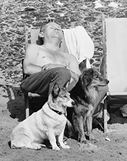 Deckchairs: Blackpool 1970