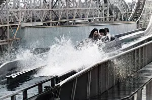 Atcolourisedpic: BLACKPOOL LOG FLUME