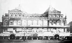 Talkies: Blackpool Palace Cinema advertising the talkies