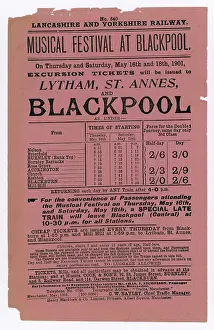 Timetables: Blackpool rail excursion timetable