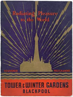 Radiating: Blackpool Tower and Winter Gardens souvenir programme