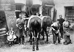 Bowness: Blacksmith, Bowness early 1900's