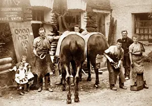 Bowness: Blacksmith, Bowness early 1900's