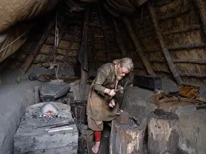 Blacksmith: Blacksmith, Ribe Viking Centre, Ribe, Denmark