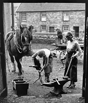 Farrier: Blacksmith in Somerset, 1935
