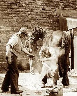 Farrier: Blacksmith, Swaledale in the 1940s