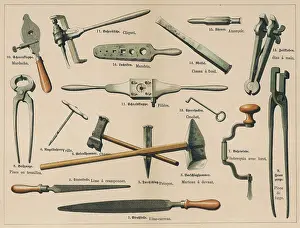 Pincers: Blacksmith Tools 1875