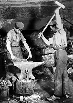 Hammering: Blacksmith at work