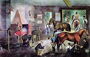Farrier: Blacksmith Workshop, 19th Century