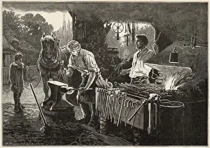 Farrier: Blacksmith's forge
