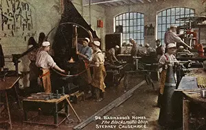 Benevolence: Blacksmith's Shop at Barnardo's Home, Stepney Causeway