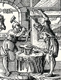 Blacksmith: A blacksmith?s studio