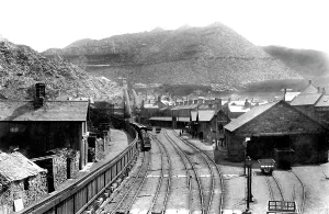 Blaenau: Blaenau Ffestiniog, Duffws Station 1901