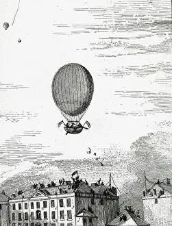 Blanchard: Blanchard's ascent from Chelsea, Oct. 16, 1784