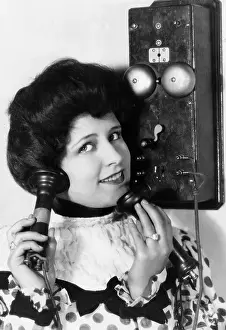 Blanche: Blanche Le Claire on the phone