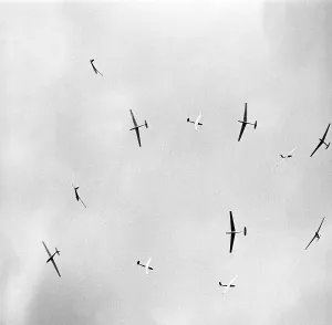 Blanik: Blanik motorless glider planes - air show