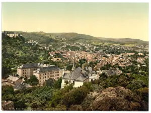 Blankenburg: Blankenburg, from Grossvater, Thuringia, Germany