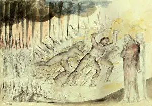 Torment: The Blasphemers, by William Blake