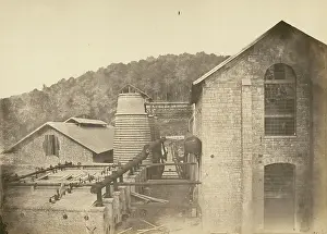 Banat: Blast furnaces in Steierdorf