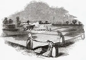 Bleaching: Bleaching Ground at Monteith's Dye Works, Glasgow