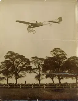 Doncaster: Bleriot monoplane at the Doncaster Aviation Contest