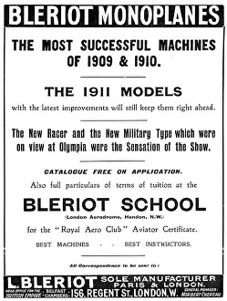 Monoplanes: Bleriot Monoplanes