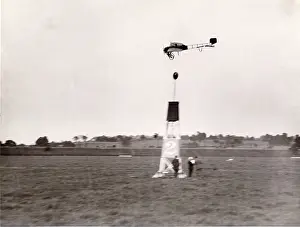 Marker: A Bleriot at the second marker, Aerial derby, Hendon