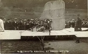 Flotation: The Bleriot XI showing its flotation cylinder
