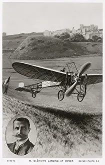 Clifftop: Bleriot's landing at Dover after his cross-channel flight