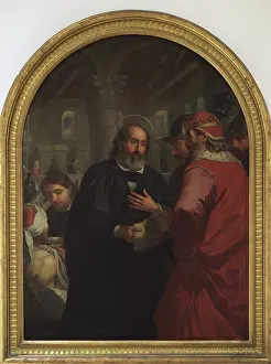 1757: The Blessed Gerard receiving Godfrey of Bouillon