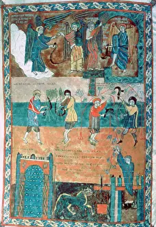 Blessed: Blessed of Valcavado. Illuminated codex. Detail