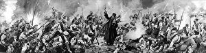 Haenen: Blessing the charging troops: A Russian priest on the field