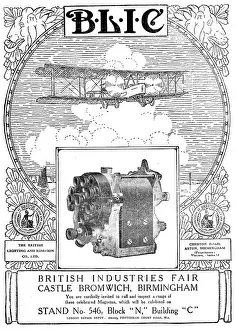 Ignition: BLIC Magnetos 1920 Advert