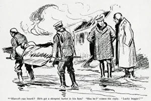 Blighty: A blighty one, wounded soldier, 1915