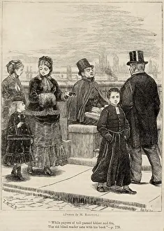 Blindness: Blind Bible-reader on Waterloo Bridge, 1871