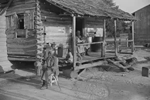 Gees: Blind elderly African American man at his home